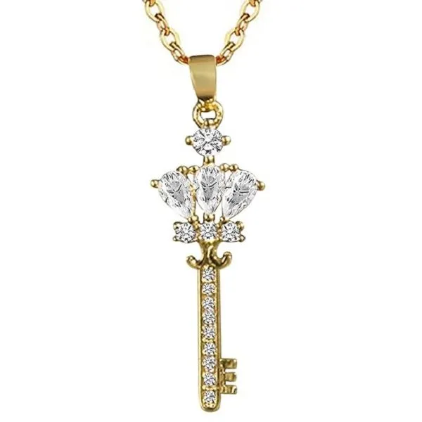 Women Gold Stainless steel Pendant Necklaces