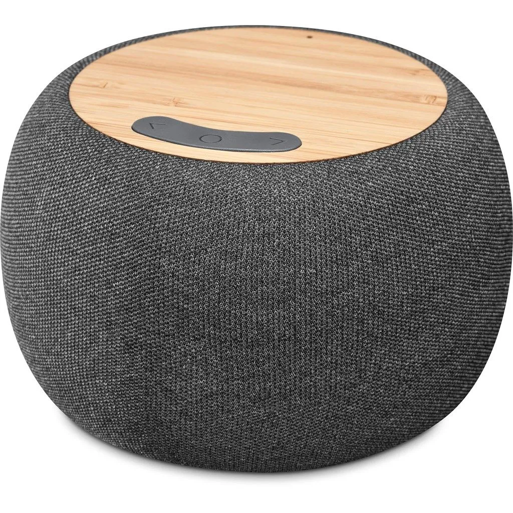 Geneva Wireless Charger & Bluetooth Speaker - Grey