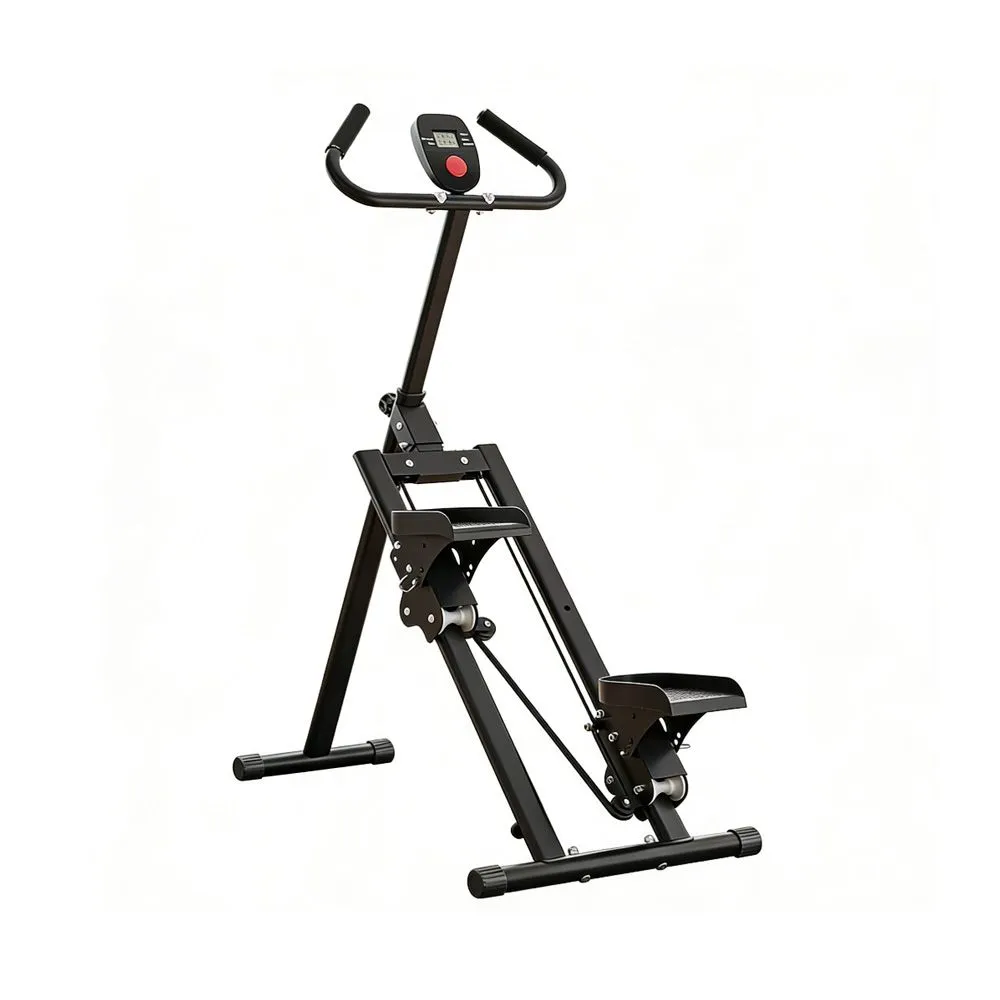 Foldable Fitness Stair Stepper Cardio Trainer With Smart Counter Display
