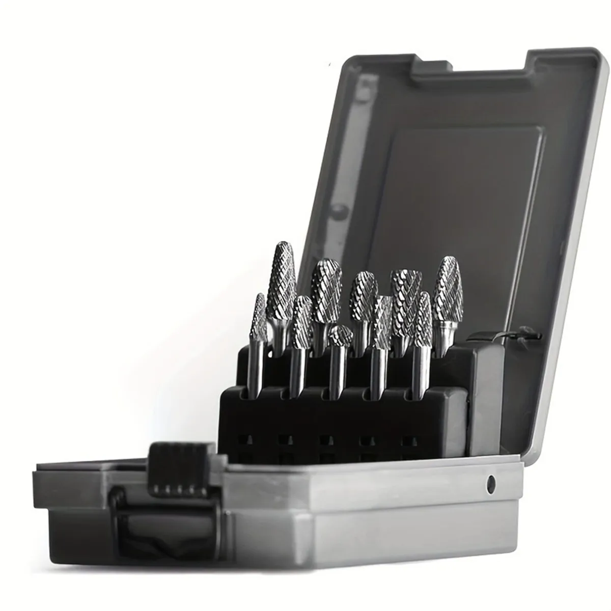 1/4 Carbide Burr Kit 1/4 Shank Die Grinding Bit Drill Bit for Metal Rotary