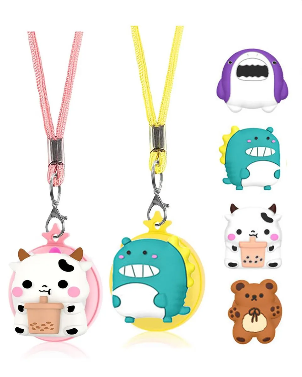 AirTag Necklace Air Tag Holder Kid AirTags Hidden Case Adjustable Stopper