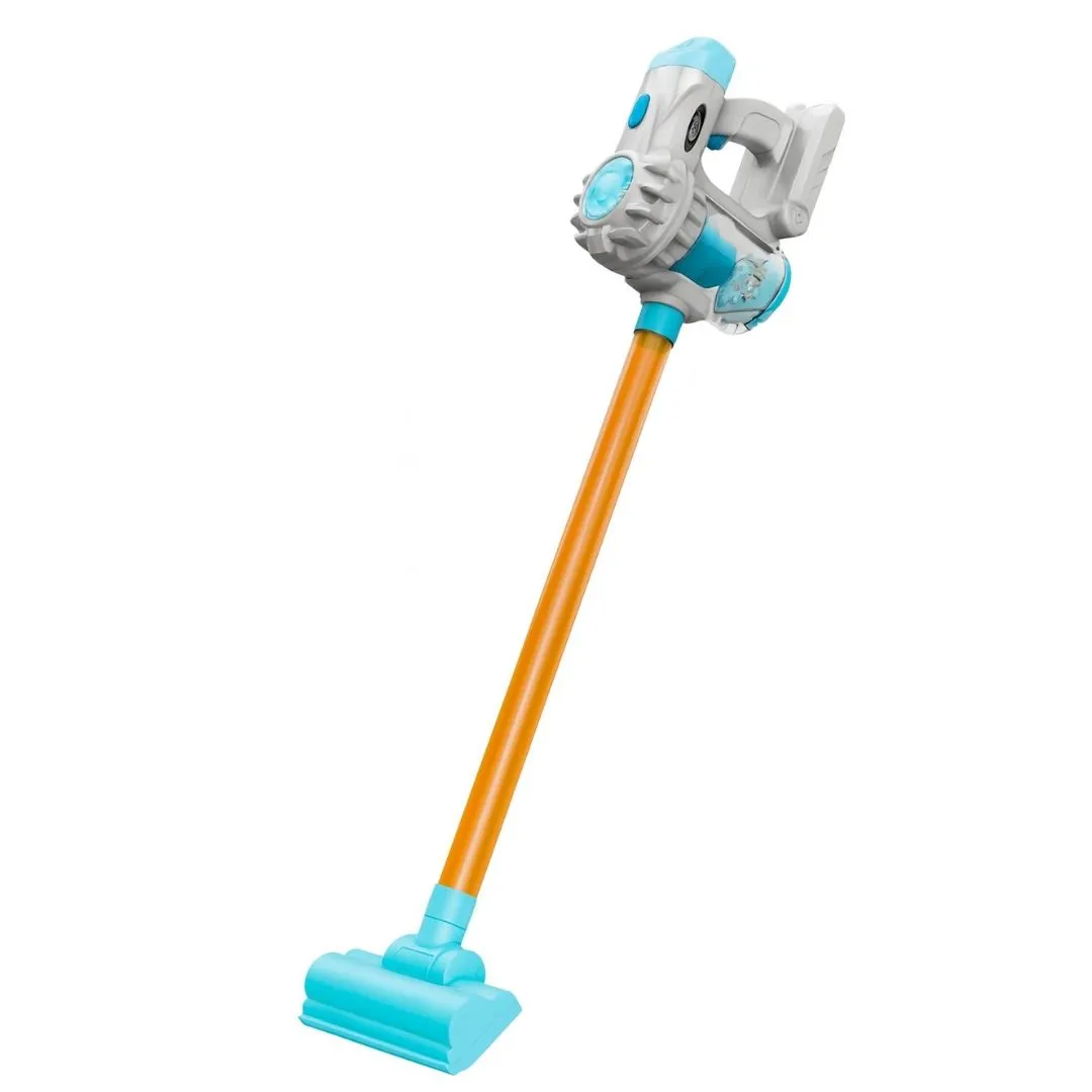 Toy Vacuum Cleaner Playset - Kitchen Pretend Cleaning Toys for Toddlers - Blue