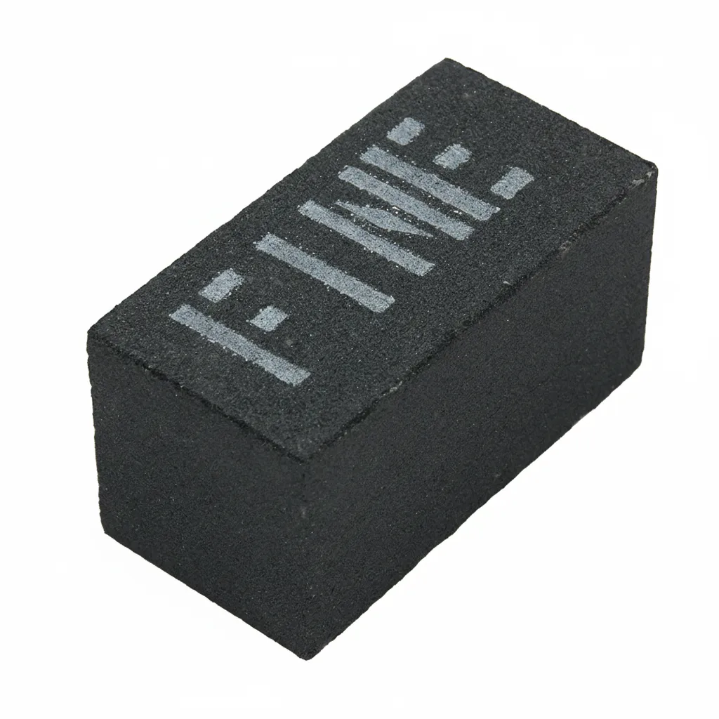 Rubbing Brick - Fine - 50mm x 50mm x 100mm for Surface Smoothing