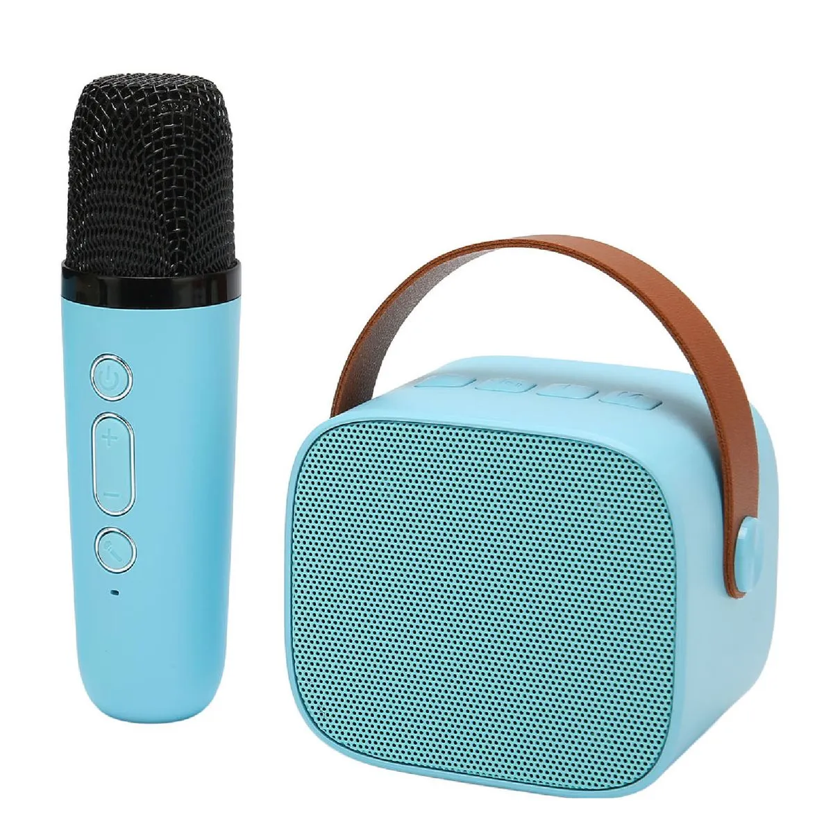 Mini Karaoke Machine, BT, AUX, Blue