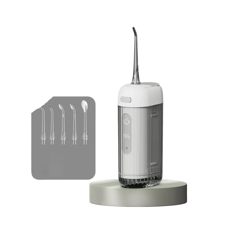 Portable Water Flosser for Travel: Compact Mini Design, 3 Modes and 8 DIY