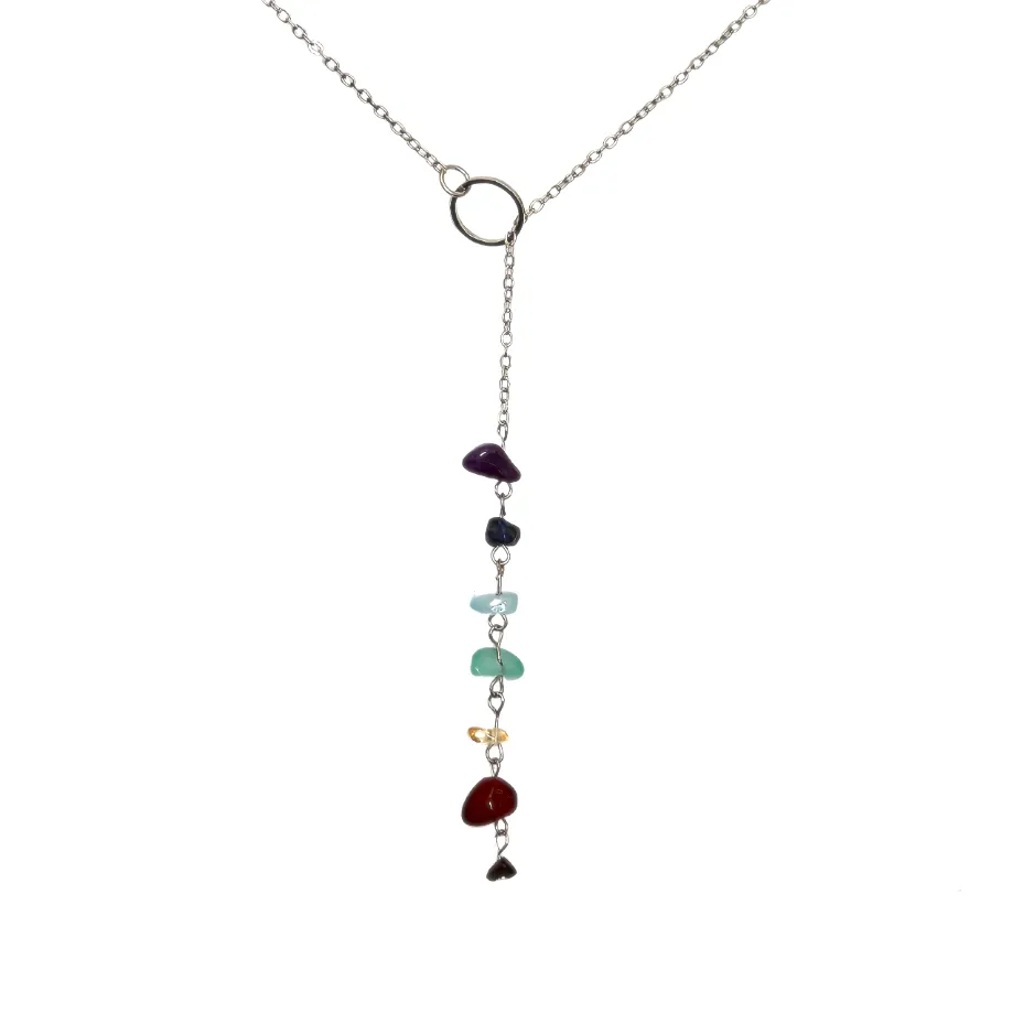 7 Chakra Crystal Necklace Choker