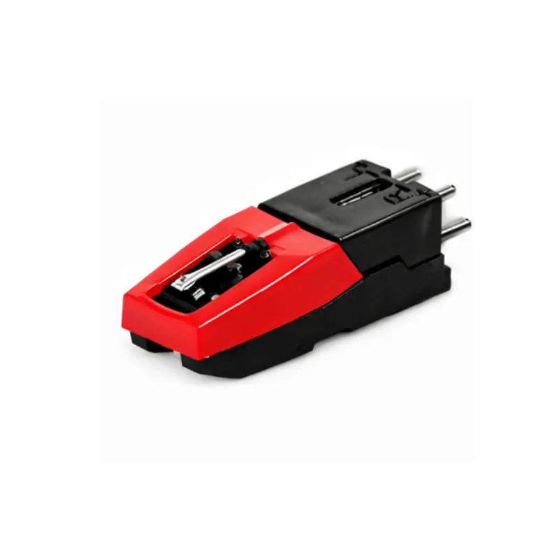 Stereo Stylus Needle Compatible with Vinyl LP USB Turntable - Red & Black