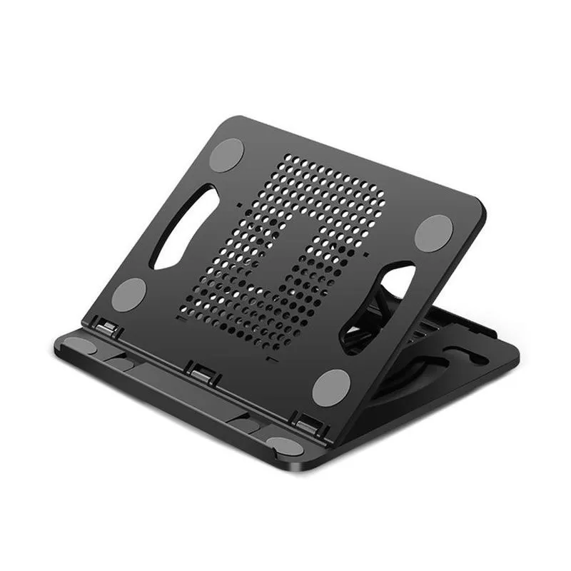 360 Adjustable Laptop Stand cooling stand - Black