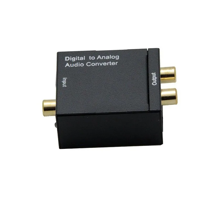 Digital to Analog Audio Converter Toslink & Coaxial IN RCA Out