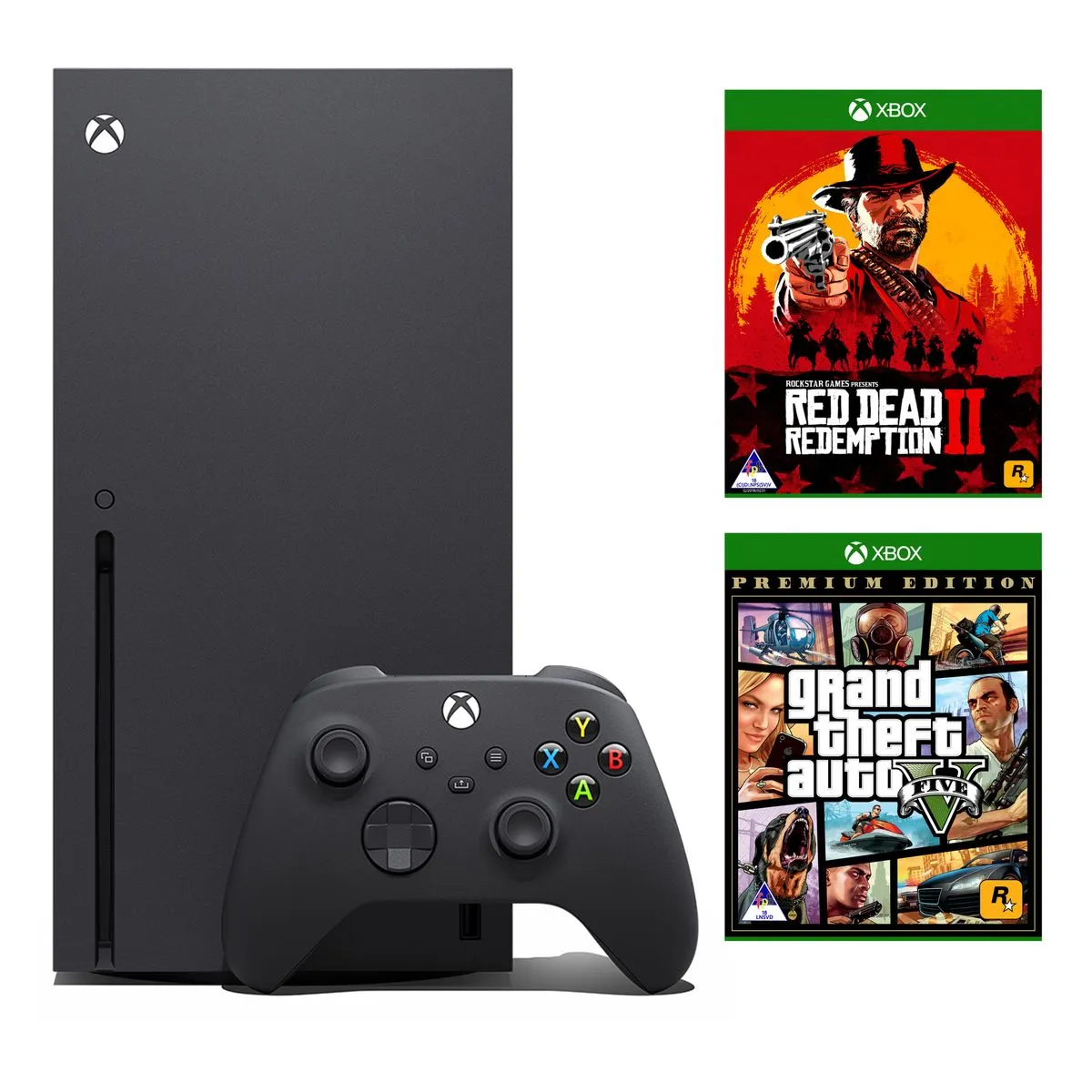 Xbox Series X 1TB with Red Dead Redemption 2 & GTA Premium Edition