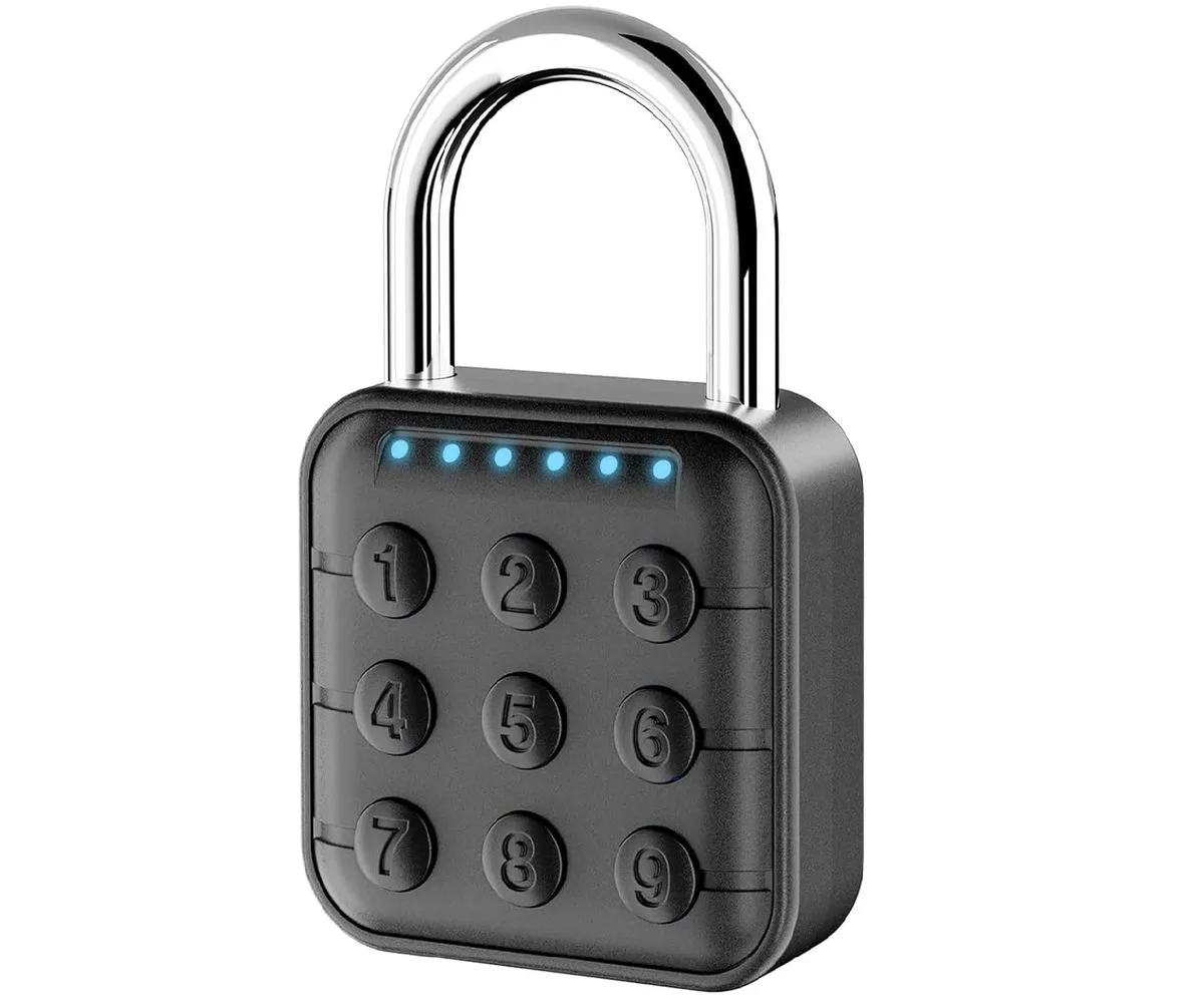 Combination Lock for Locker, 4-Digit Digital Padlock Waterproof IP67