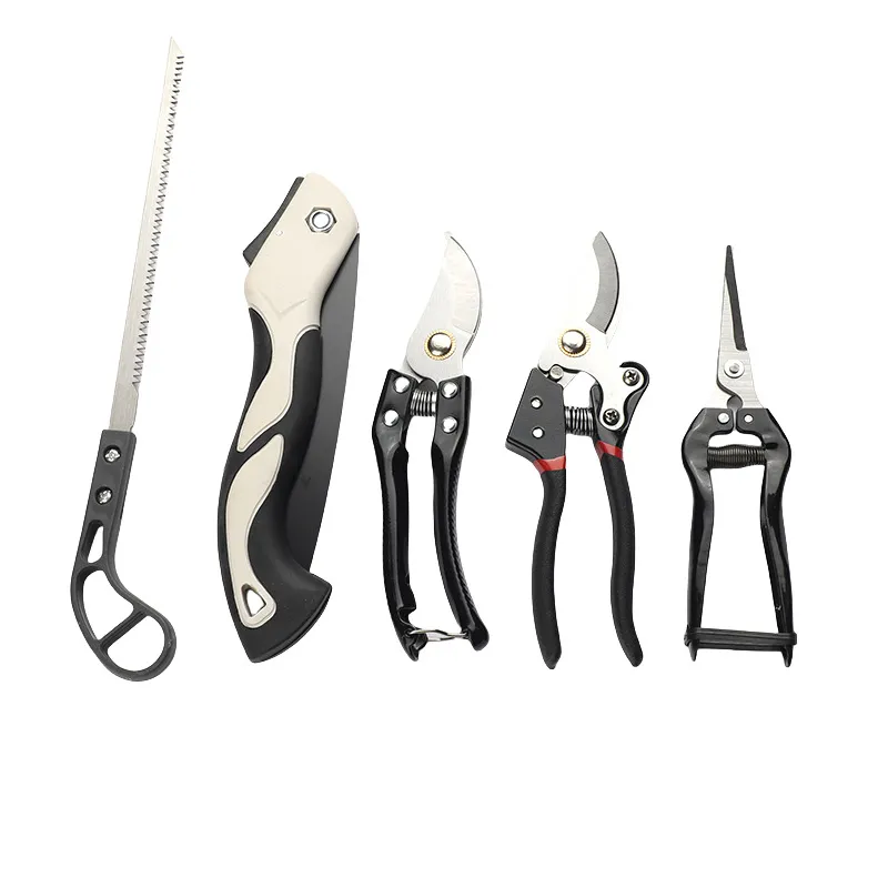5-Piece Gardening Tool Set - Pruning and Trimming Tools with Storage Case
