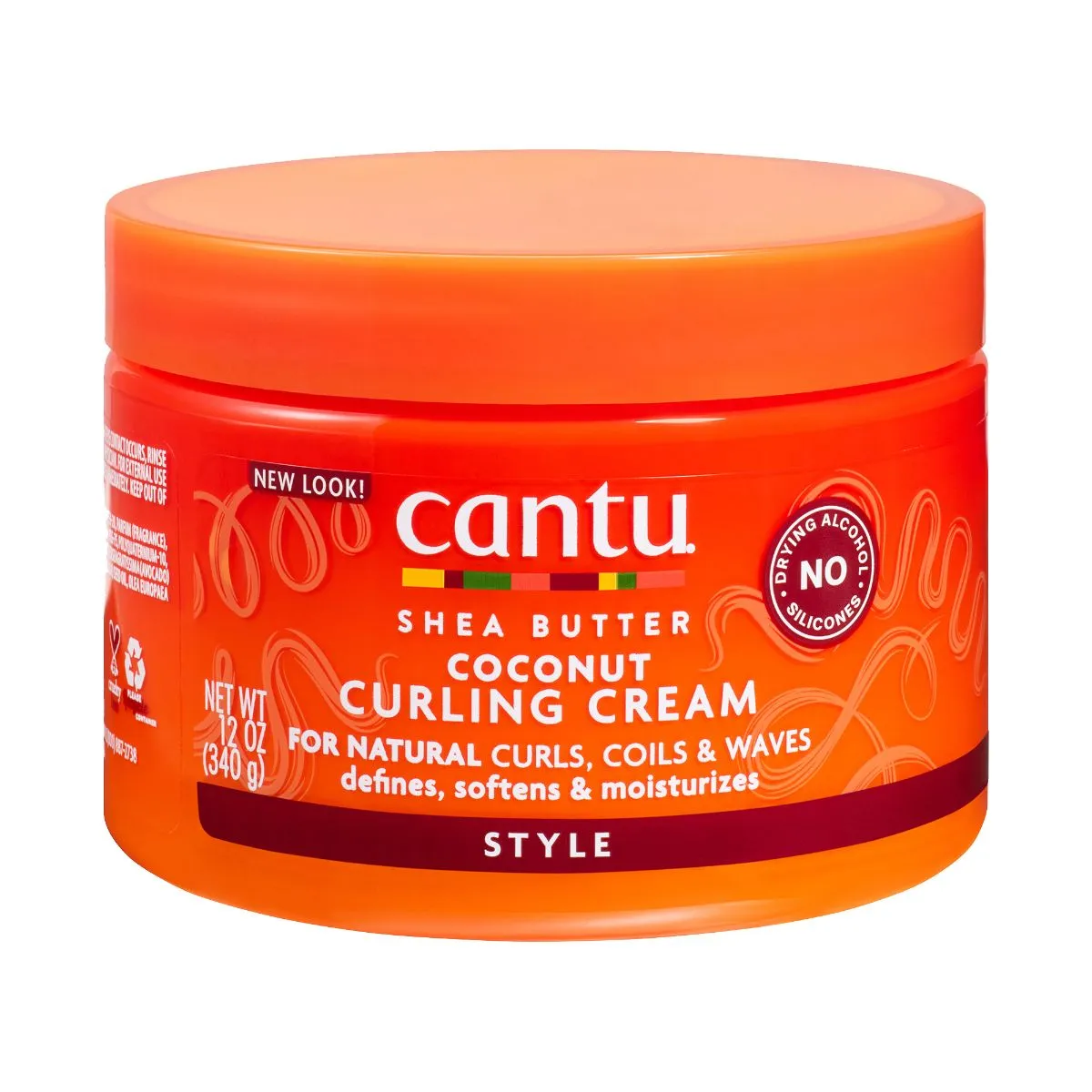 Cantu Coconut Curling Cream for Natural Hair, Shea Butter 340ml