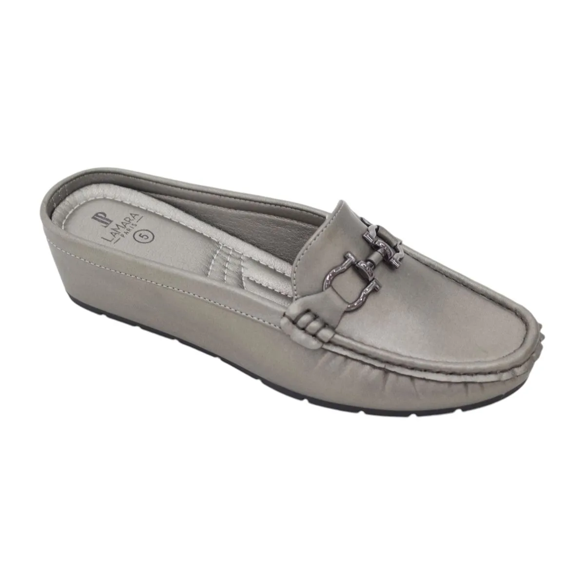 LaMara Paris Women Pewter PU