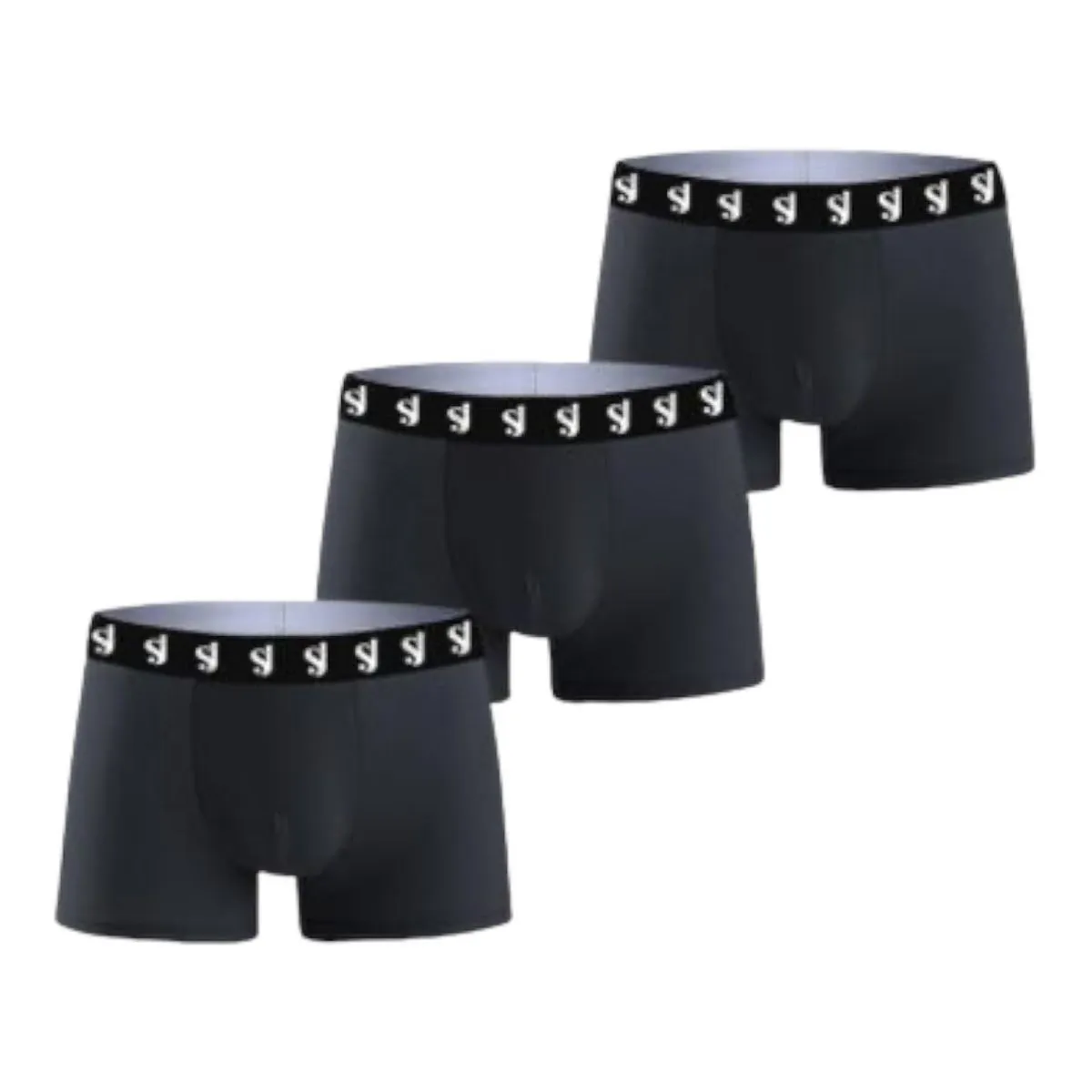 Sir Joe Men Underwear 3 Pack - Black