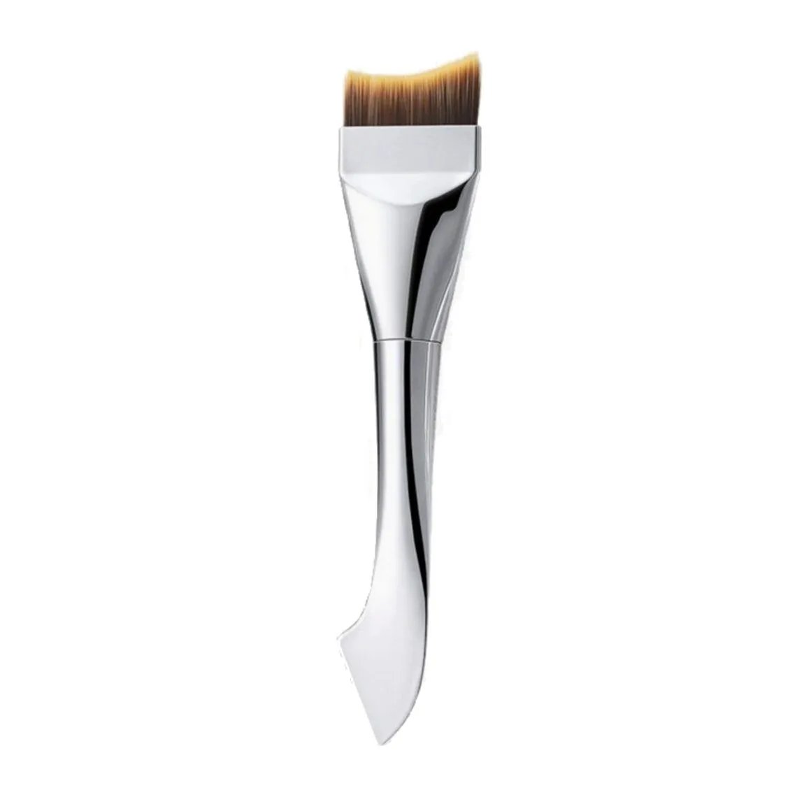 Crescent Foundation Brush, Double-ended with Synthetic Bristles