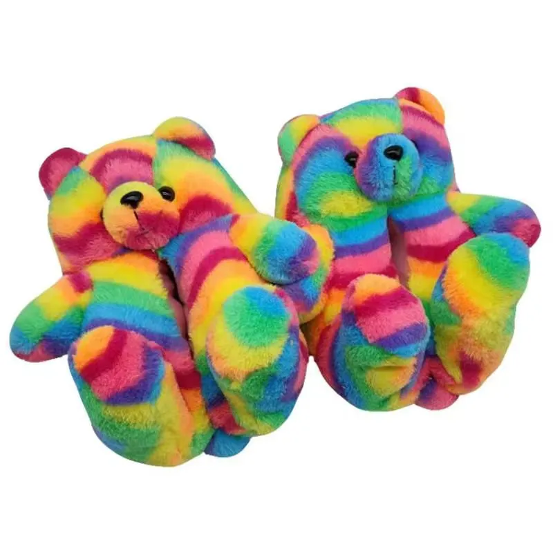 Soxy Lady-Teddy Bear Slippers (uk3-Uk7)One Size