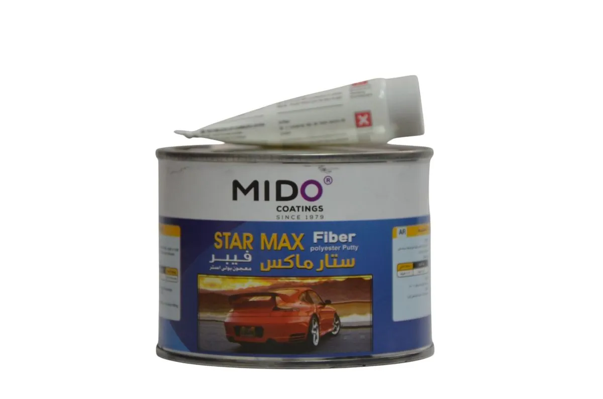 Mido Star Max Fiber Model Fiberglass Putty 500g