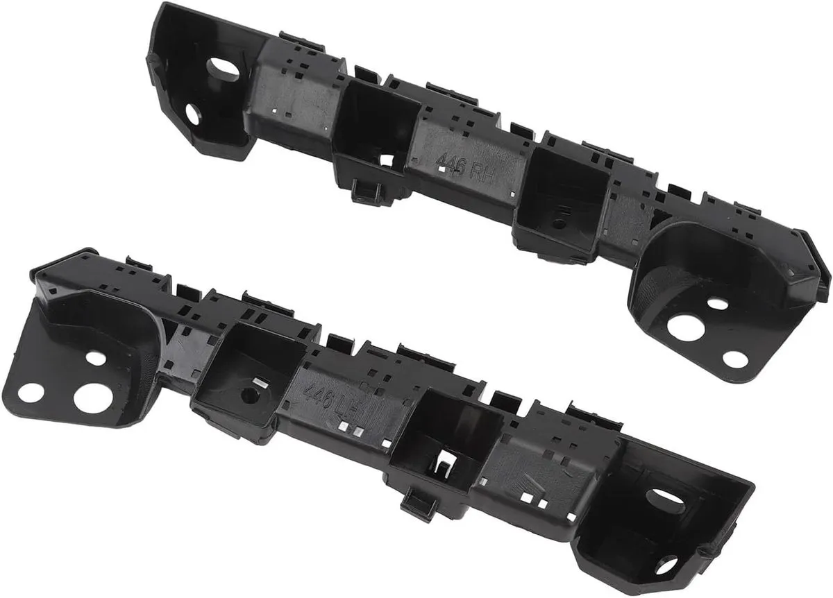 Front Bumper Retaining Bracket Pair, Left and Right Side Retainer Mount,