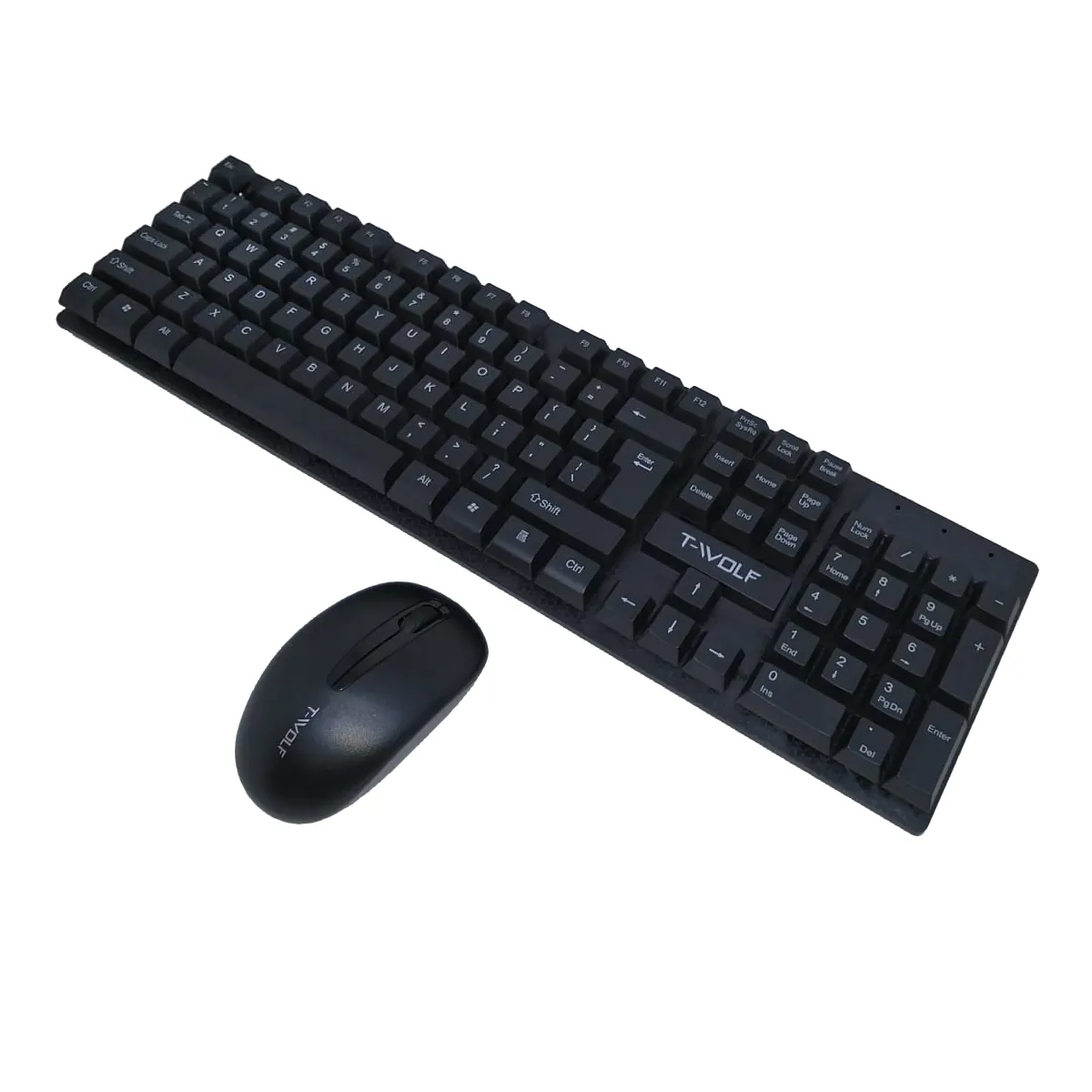 T-WOLF TF100 Full-Size Gaming Keyboard - 104 Keys High-Performance Layout
