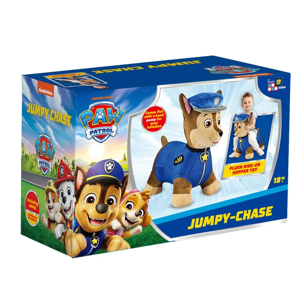 Paw Patrol Plush Ride-On Hopper - Chase