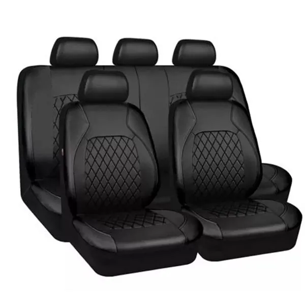 Car Seat Cover Set - ACA Leather - Quilted Universal Car Seat Protectors