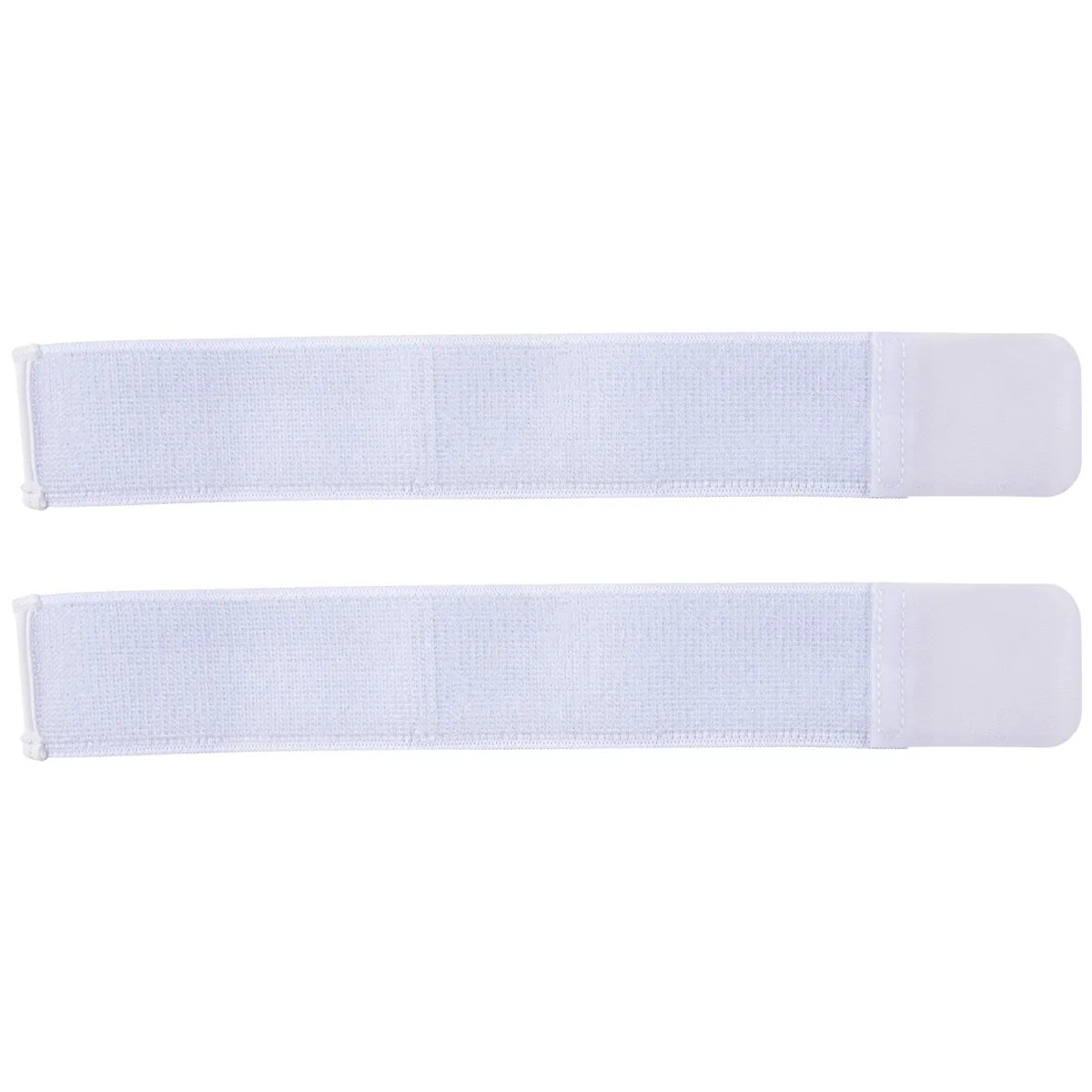 1 Pair Soccer Shin Guard Stay Fixed Bandage Tape Shin Pads,White
