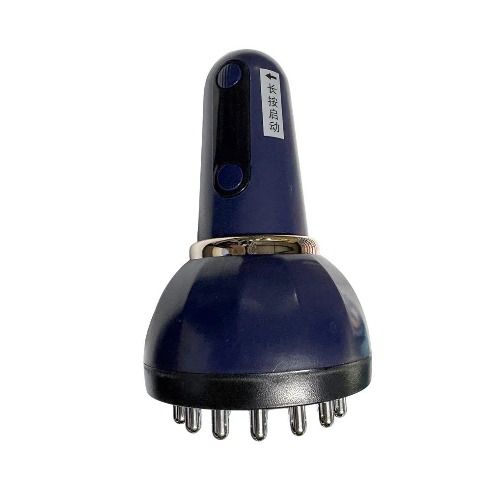 Pulse Meridian Brush, Vibrating Microcurrent Therapy Massager - Blue
