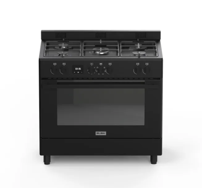 Elba 04/9S4EX872MB - 5 Burner Gas Stove Electric Multifunction Oven 90cm