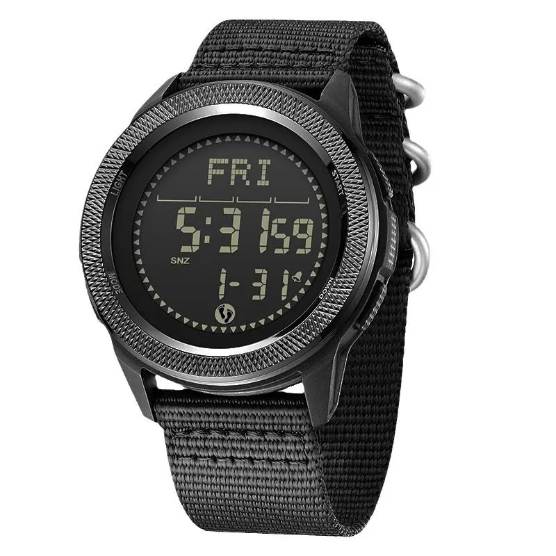 Multifunctional Digital Sport Electronic Watch Waterproof Compass Alarm
