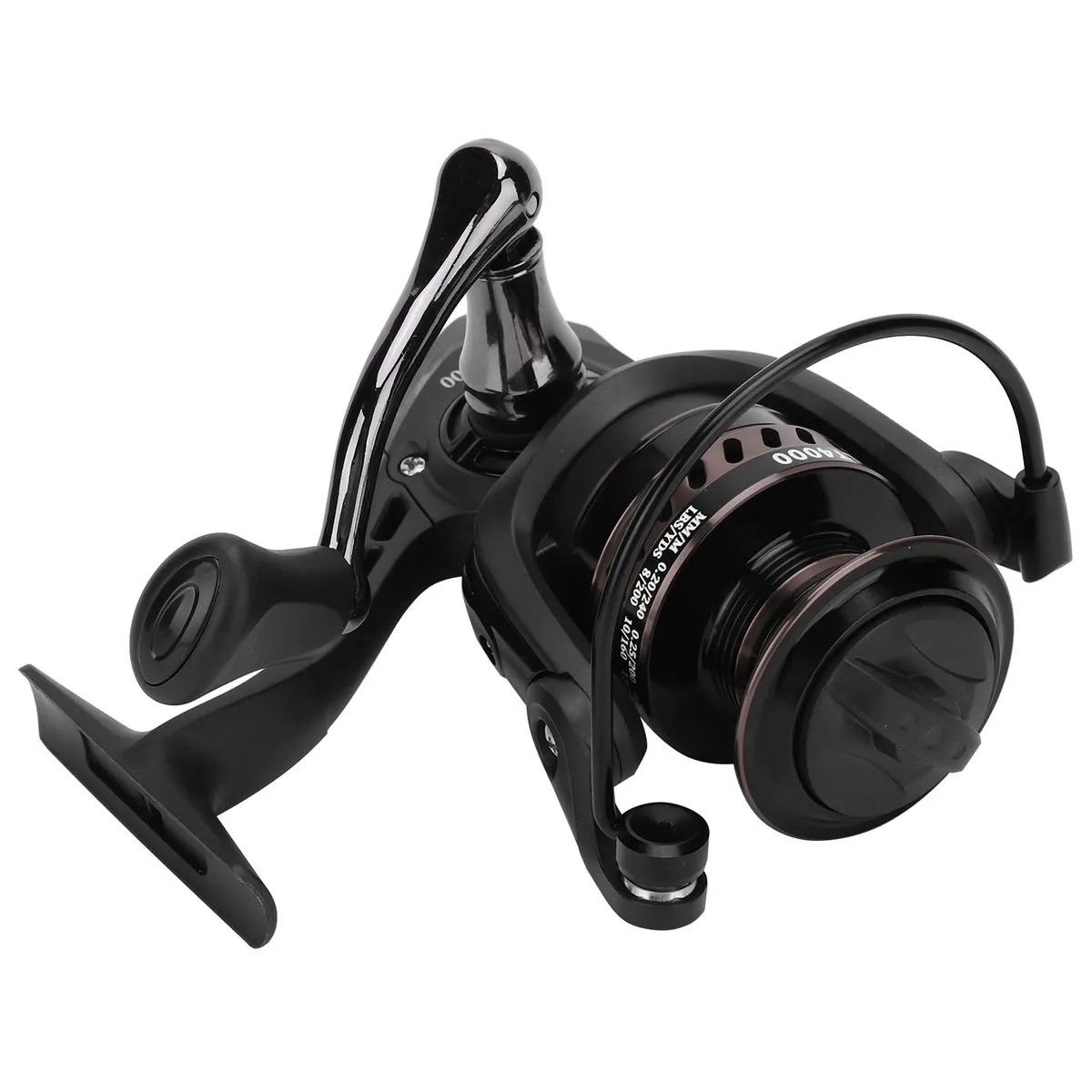 Gun Black Metal Sea Rod Spinning Reel