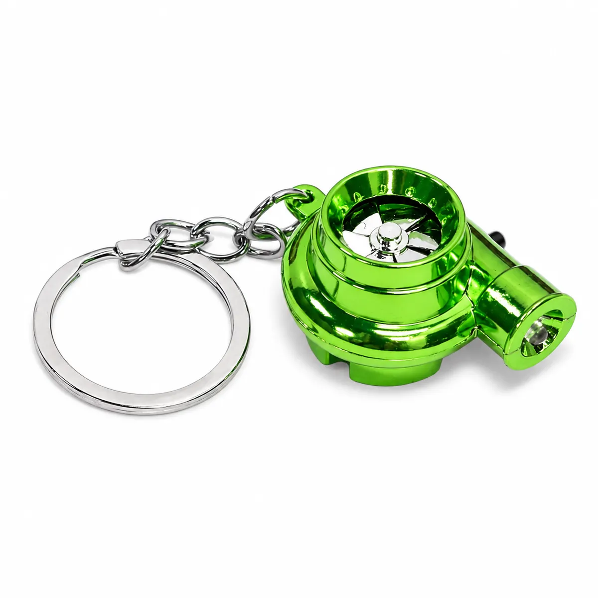 Turbocharger Keyring with Light & Boost Sound - Green