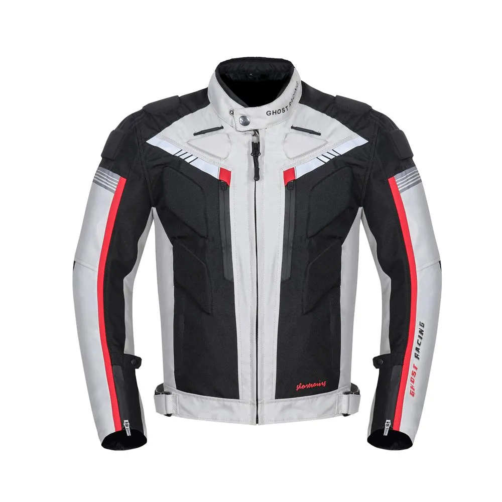 Motorcycle Jacket - Windproof Body Protective Gear - Unisex 3XL
