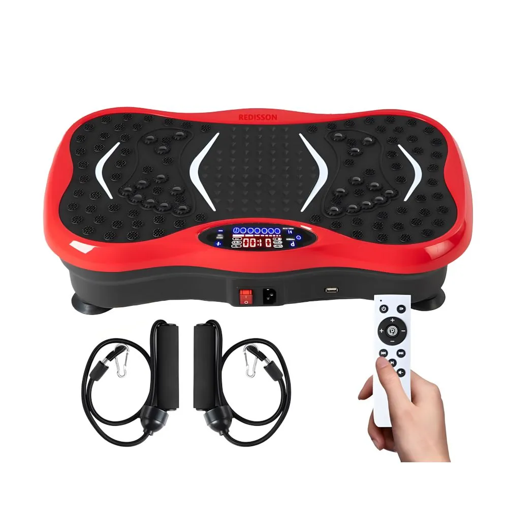 Whole Body Vibration Machine Workout Equipment for Weight Loss&Gyms Workout - Red