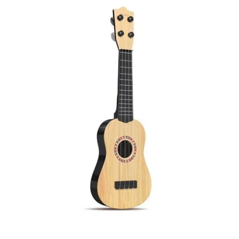 Beginners Soprano 4 Strings Ukulele - Light Brown