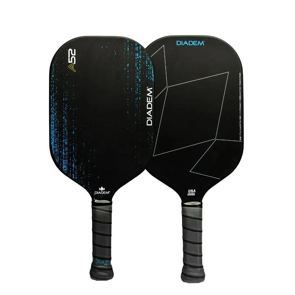 Diadem A52 Pickleball Paddle - Black, Blue