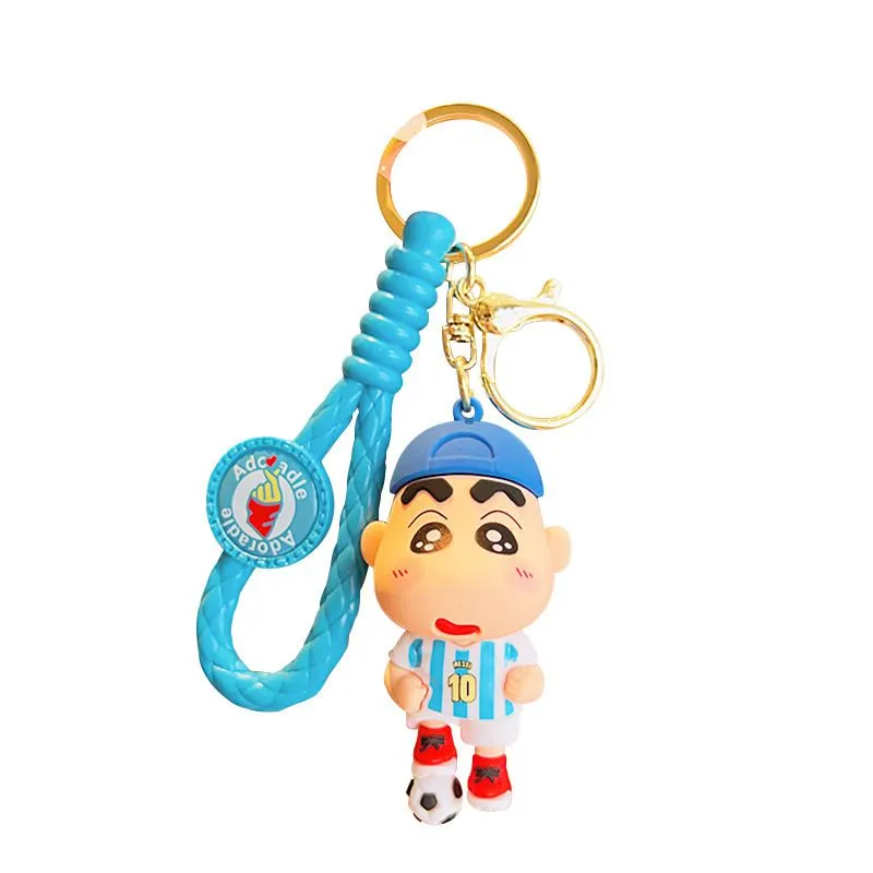 Football Crayon Shin-chan - White Clothes Keychain