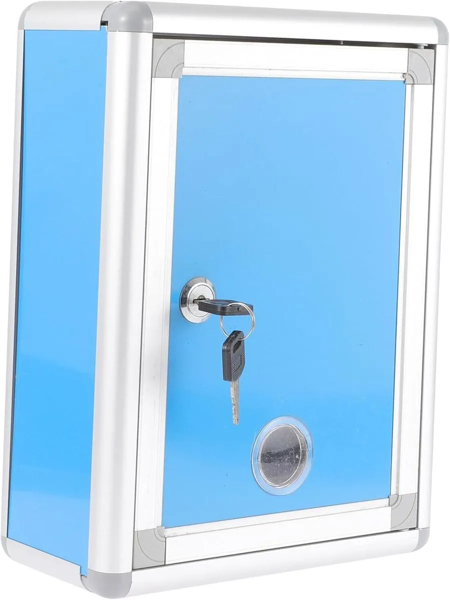 Wall Mount Suggestion Box with Lock Weatherproof Mailbox