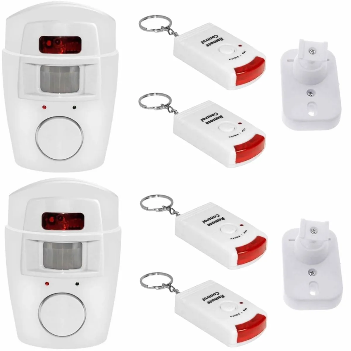 2Set Wireless Home Security PIR MP Alert Infrared Sensor Motion Detector