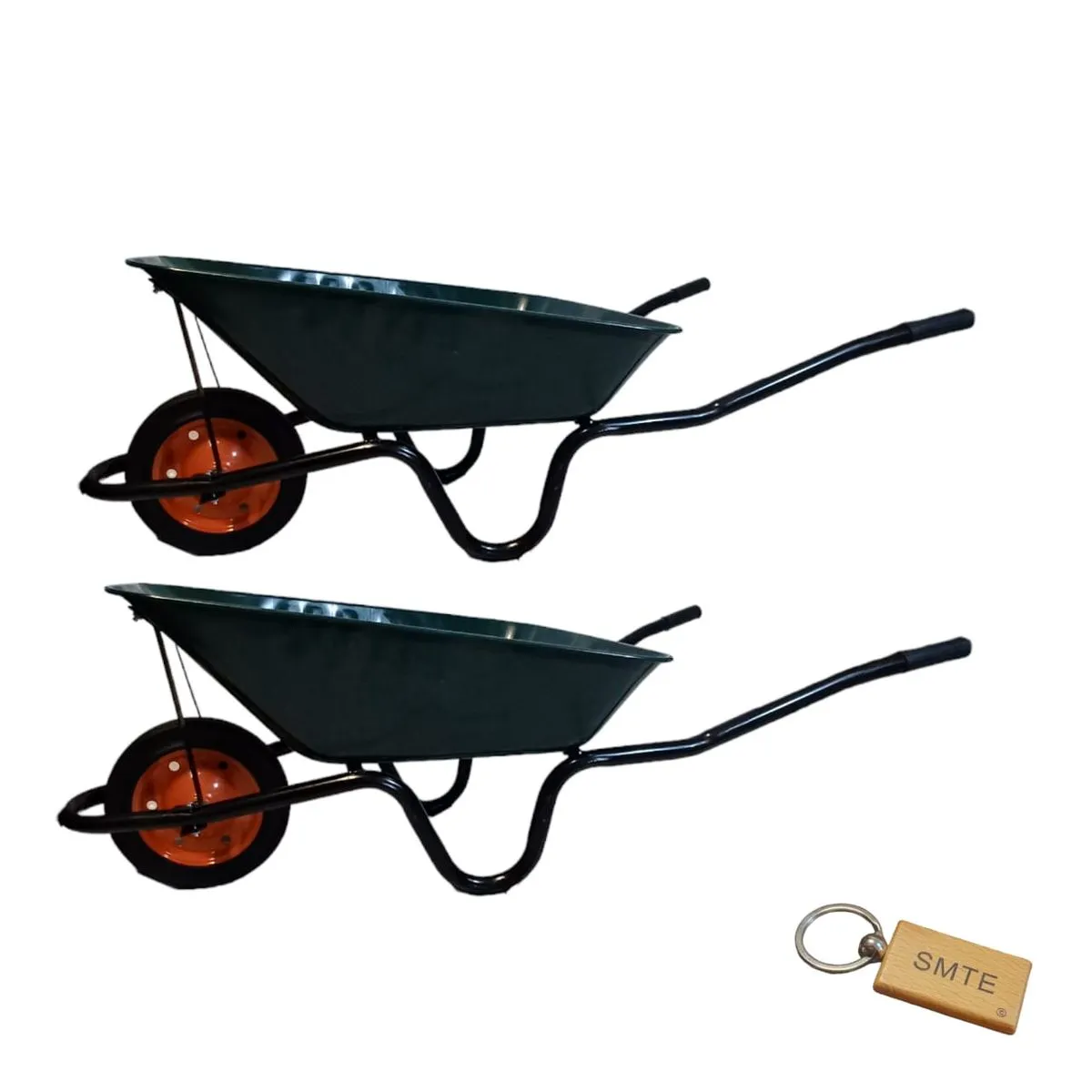 EasyBuild Light Duty Wheelbarrow Set of 2 - Durable, Unassembled