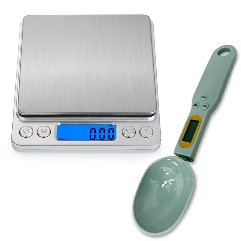 Smart Kitchen Scale & Spoon Set - Precise Measurement Bundle