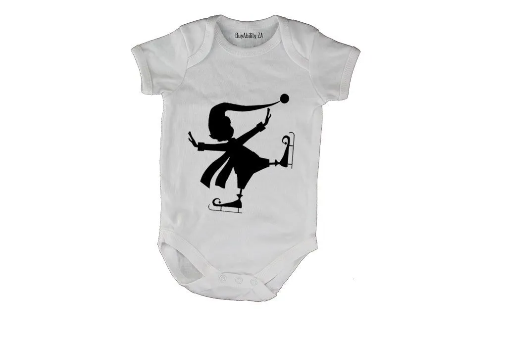 Ice Skating Elf! - Baby Grow