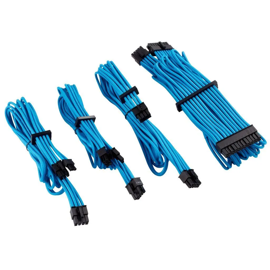 Corsair Individually Sleeved PSU Cables Starter Kit Type 4 Gen 4 - Blue