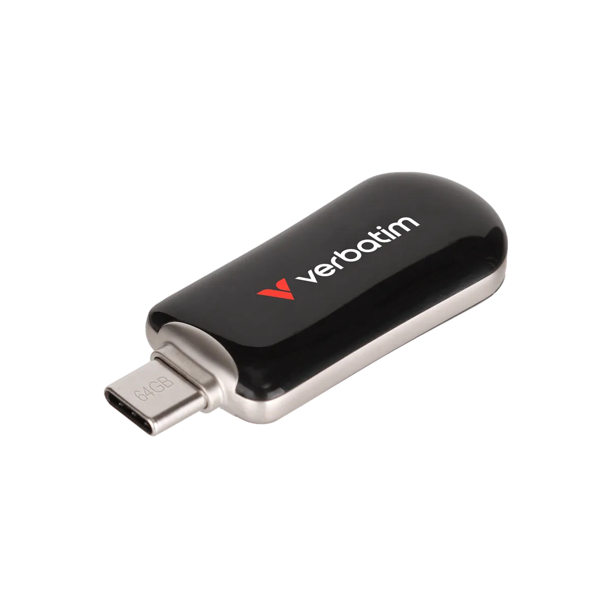Verbatim Plectra USB-C Flash Drive 64Gb - Black