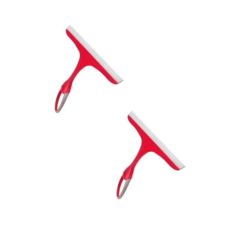 Set of 2 25cm Handheld Multipurpose Window Wiper Cleaner