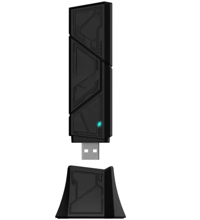 High-Speed Tri-Band WiFi 7 USB Adapter - Plug-and-Play