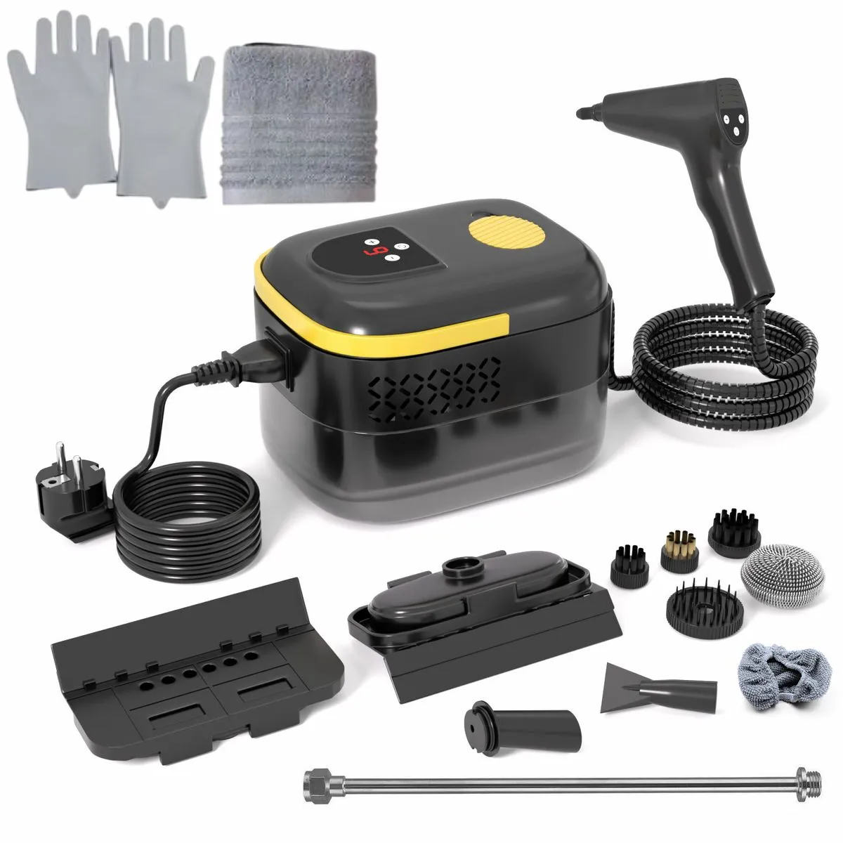 Handheld Steam Cleaner for Home, 2500W High Pressure Steam Cleaner for Car