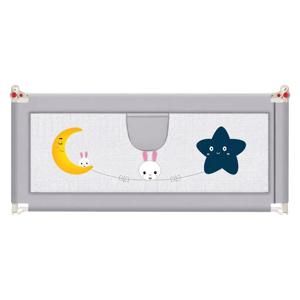 Foldable Toddler Bed Protector Net - Grey