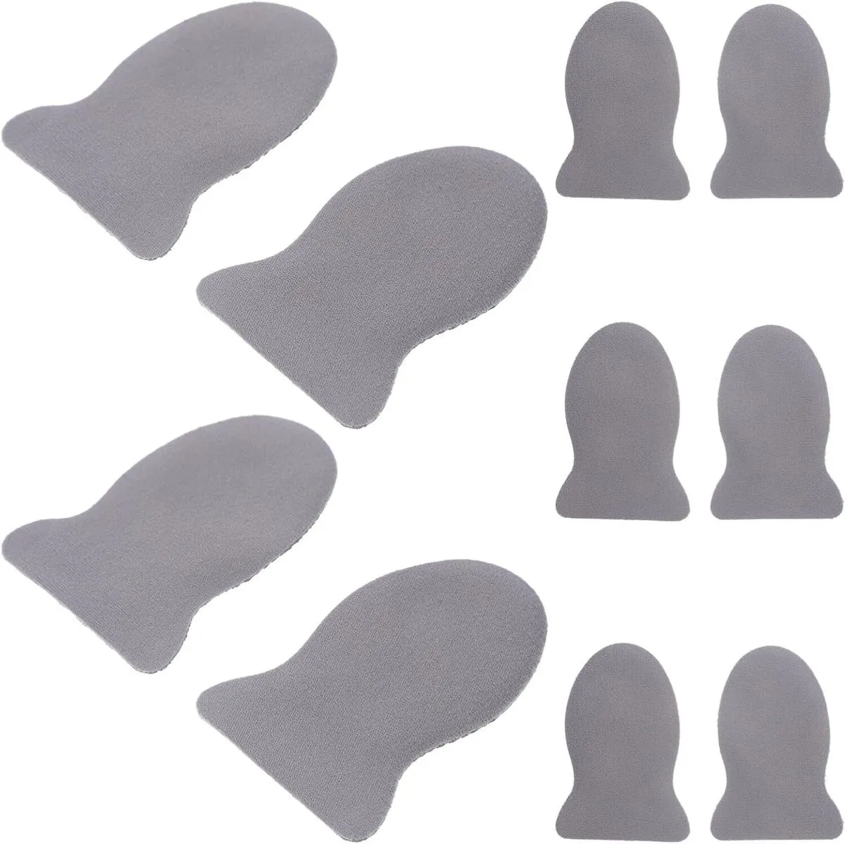 Silver Cloth Finger Cots Gaming Finger Protectors Breathable Blister Prote