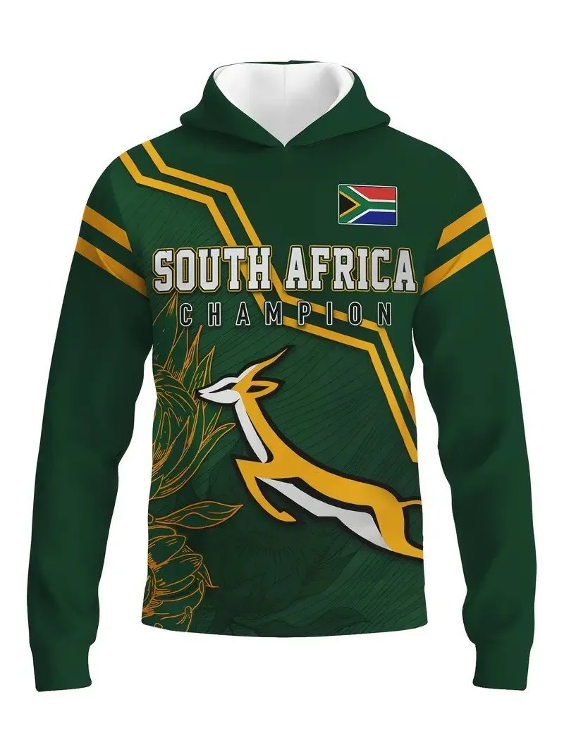 Kids South Africa Hoodie Rugby Supporter